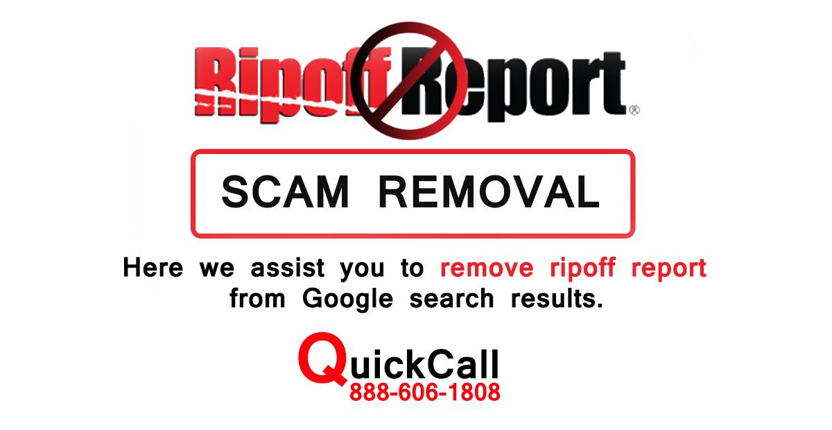 Remove Ripoff Report Complaint